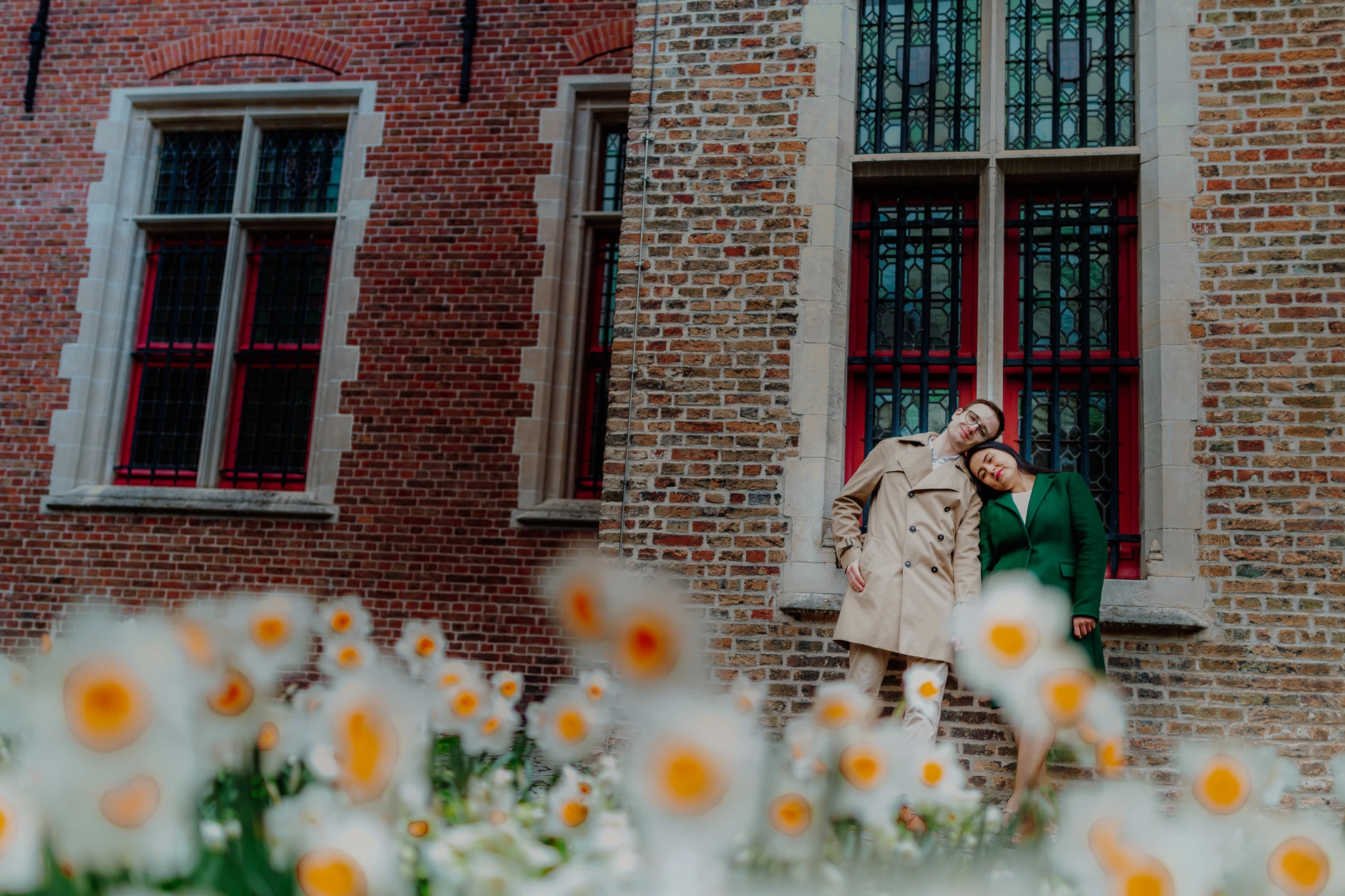 Portrait des Mannes in einer steinernen Nische
