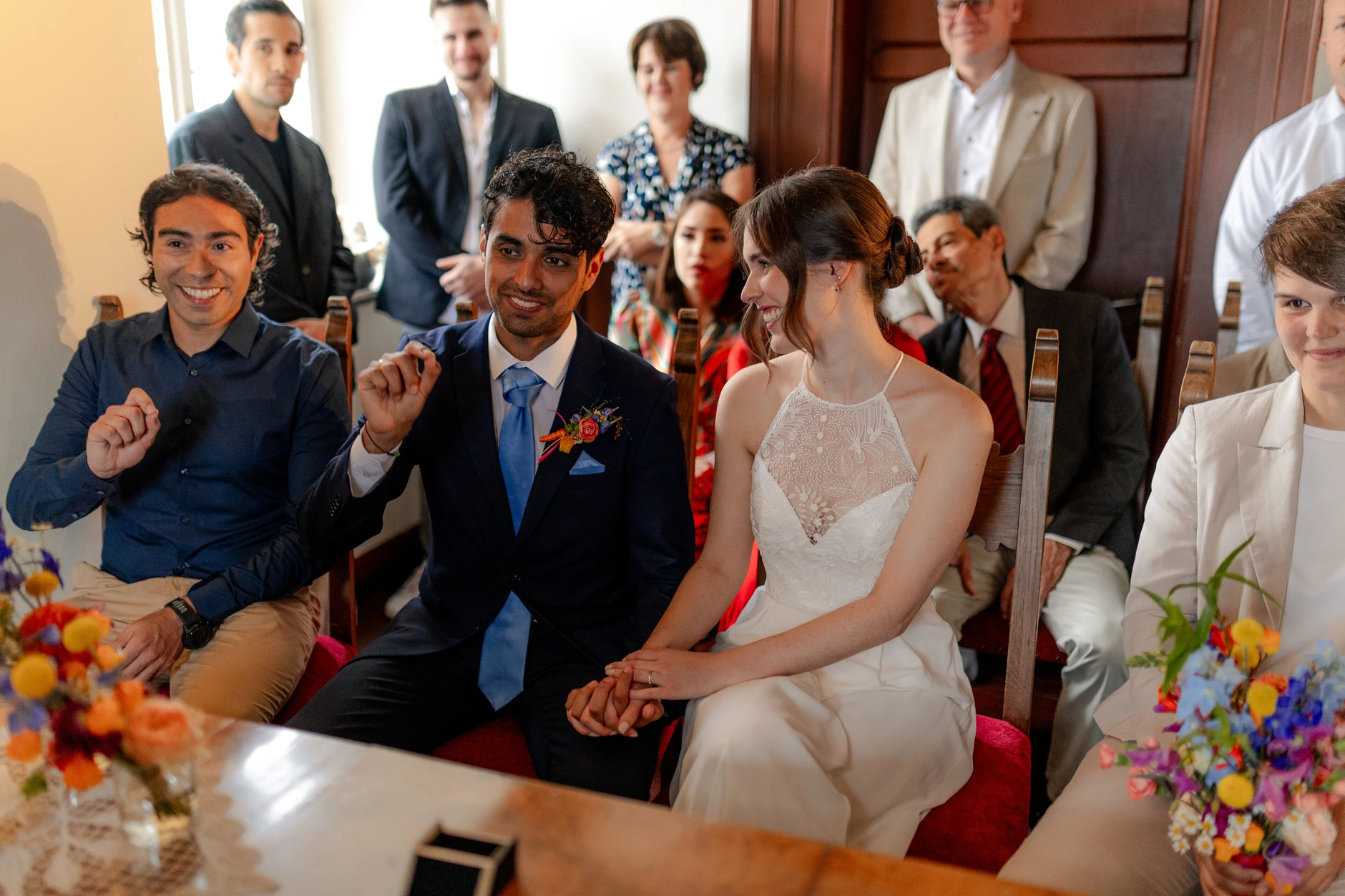 Wedding couple portrait – Selina and Manuel at Burg Abenberg castle, Bavaria