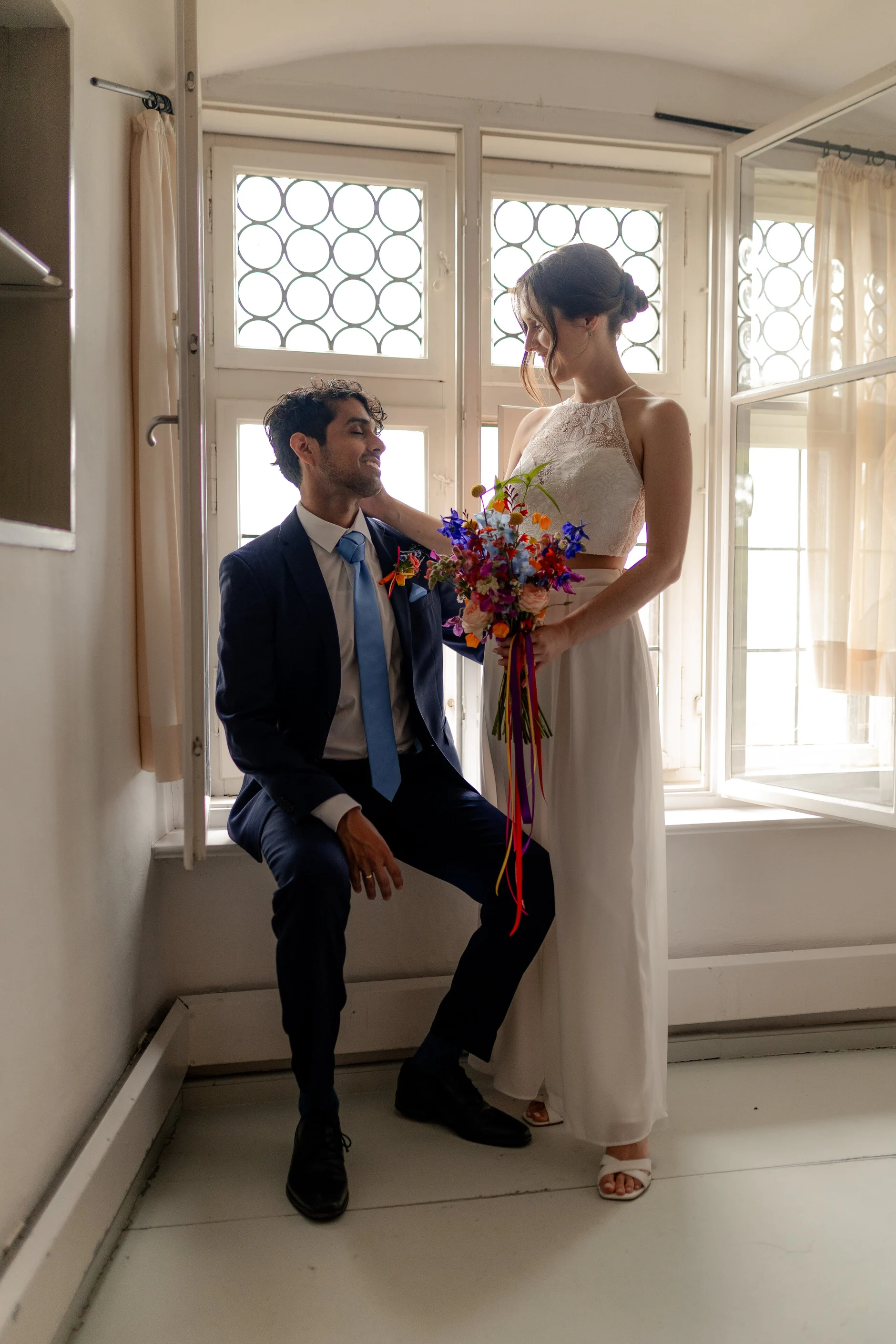 Evening celebration – Selina and Manuel at Burg Abenberg castle, Bavaria