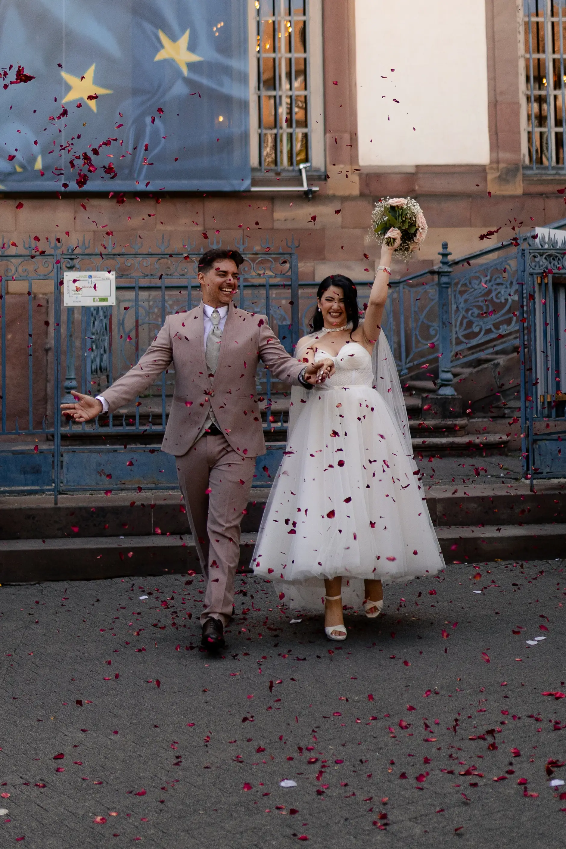 Emma and Julien – Joy and happiness at the wedding in Strasbourg