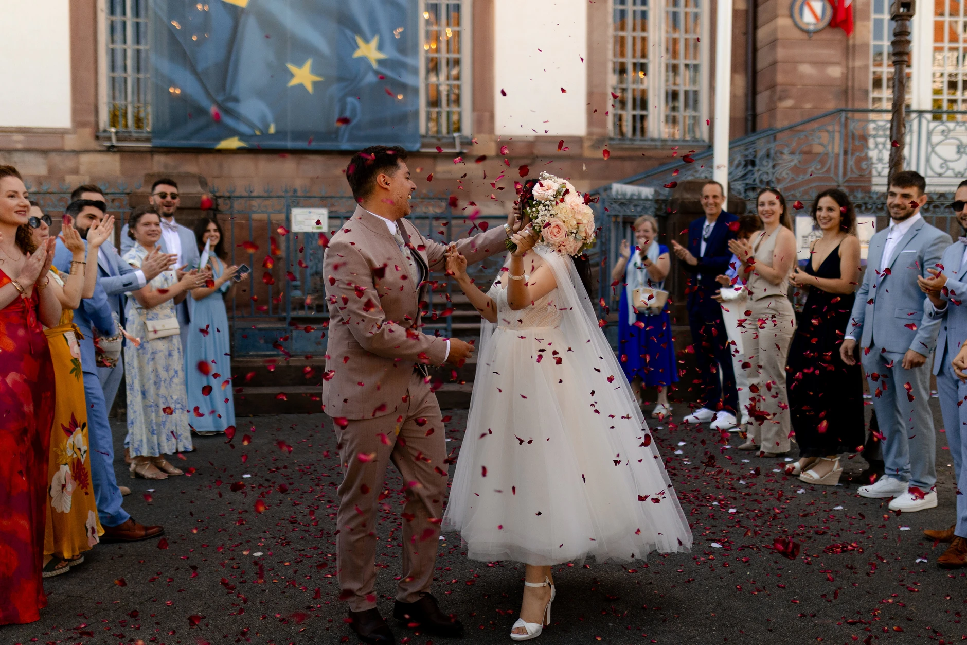 Emma and Julien – Joy and happiness at the wedding in Strasbourg