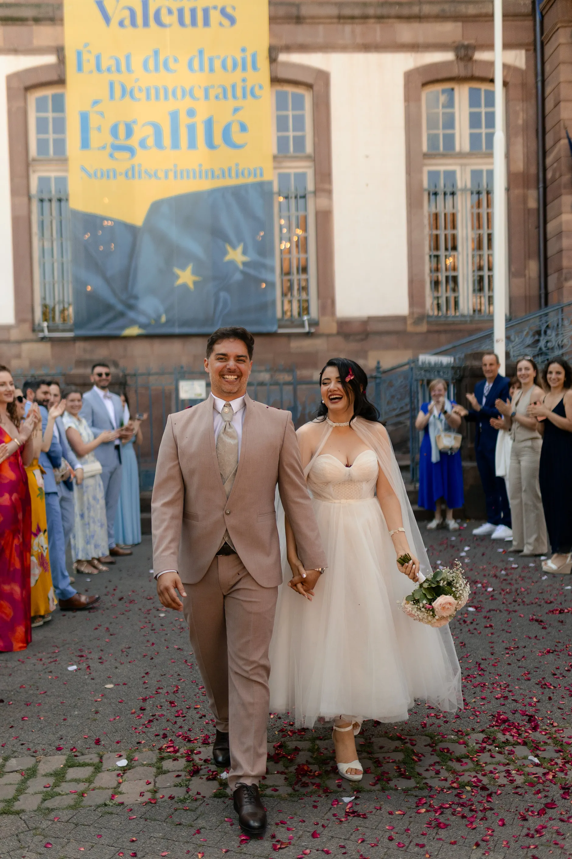 Emma and Julien – Joy and happiness at the wedding in Strasbourg