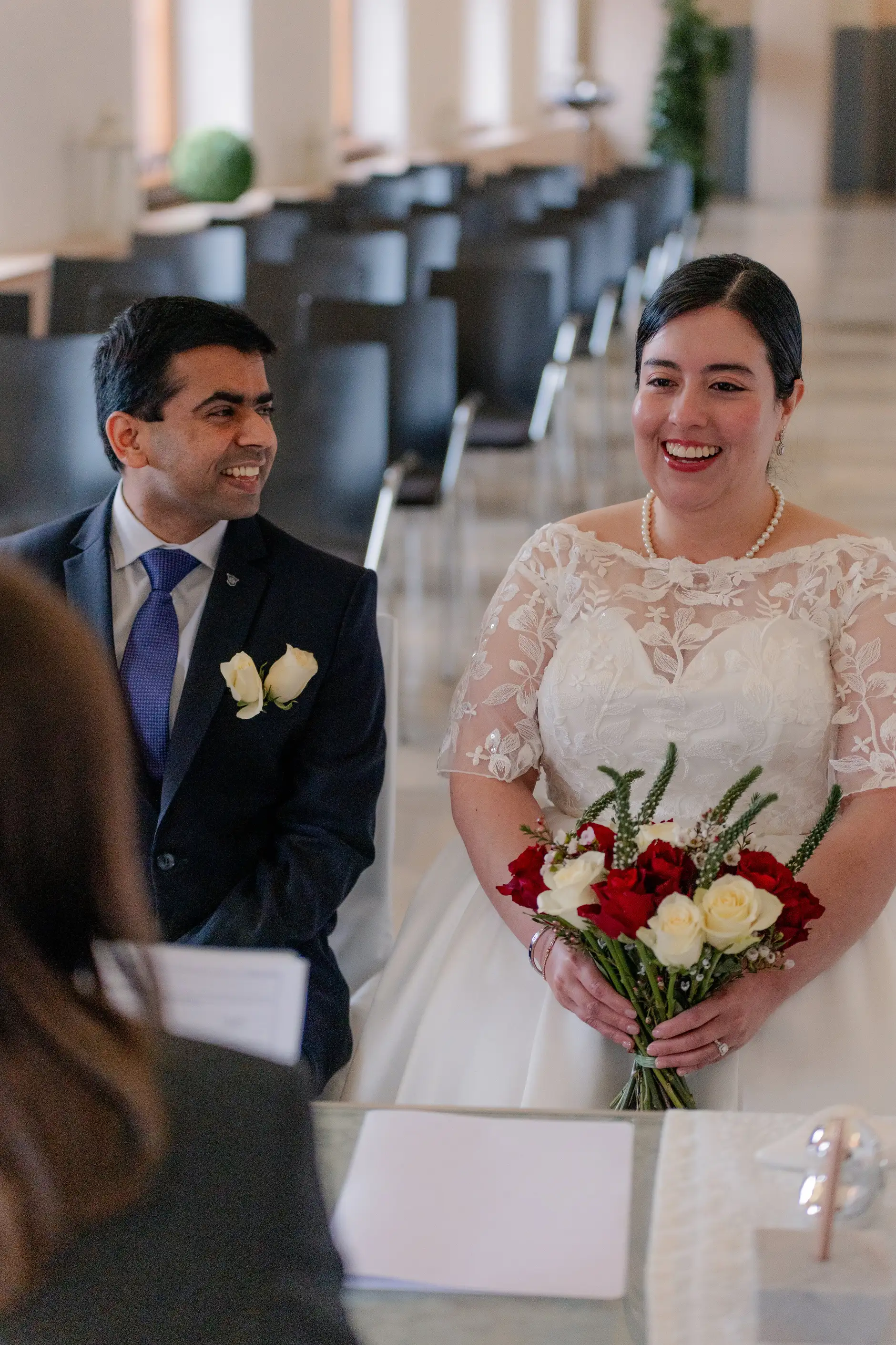 Gaby and Vitesh – Civil wedding ceremony at Standesamt Ranshofen, Austria