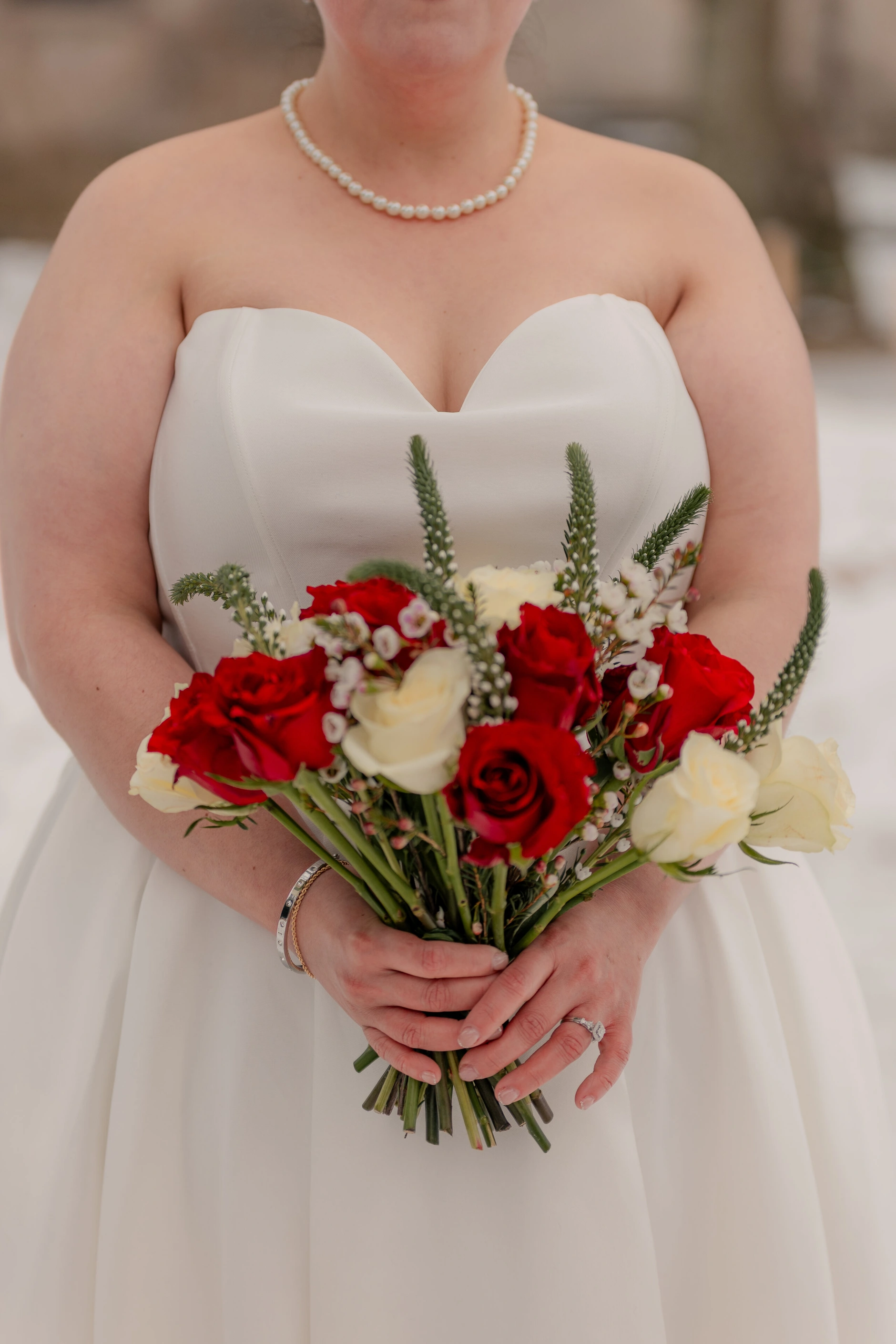 Gaby and Vitesh – In front of the church in Ranshofen, Upper Austria