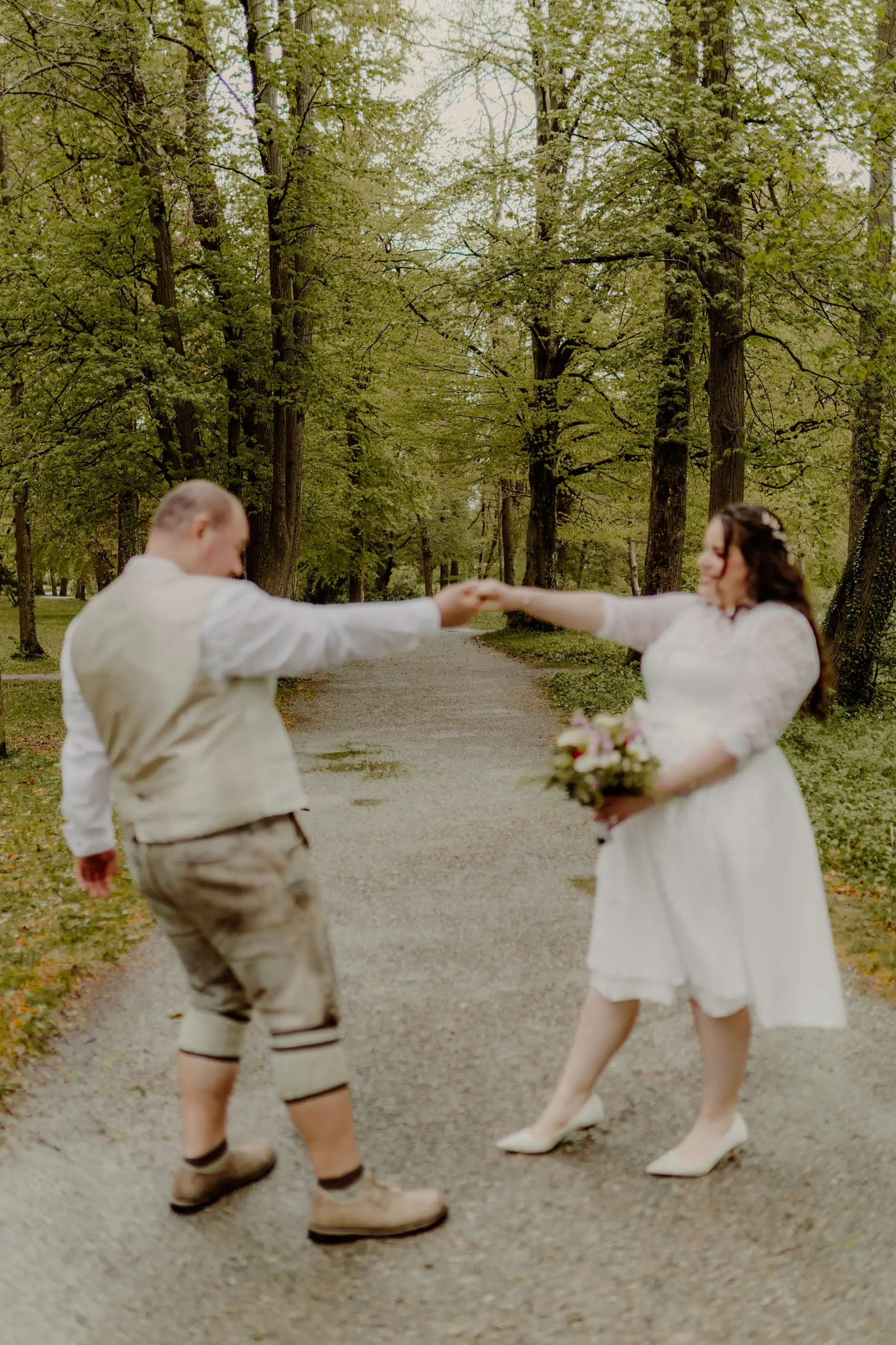 Haiko y Jocelyn – Brindis y discursos en la recepción de boda en Gasthaus Bartl