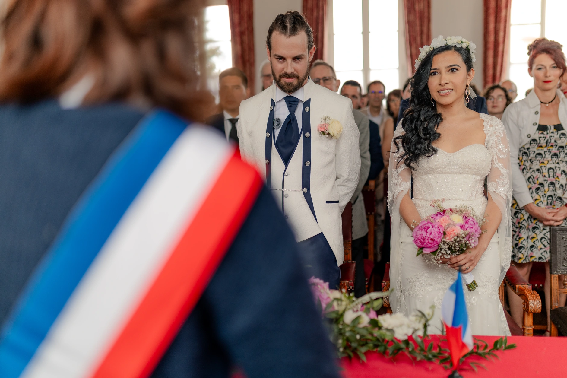 Late afternoon outdoor recepción – fotografía de boda Francia