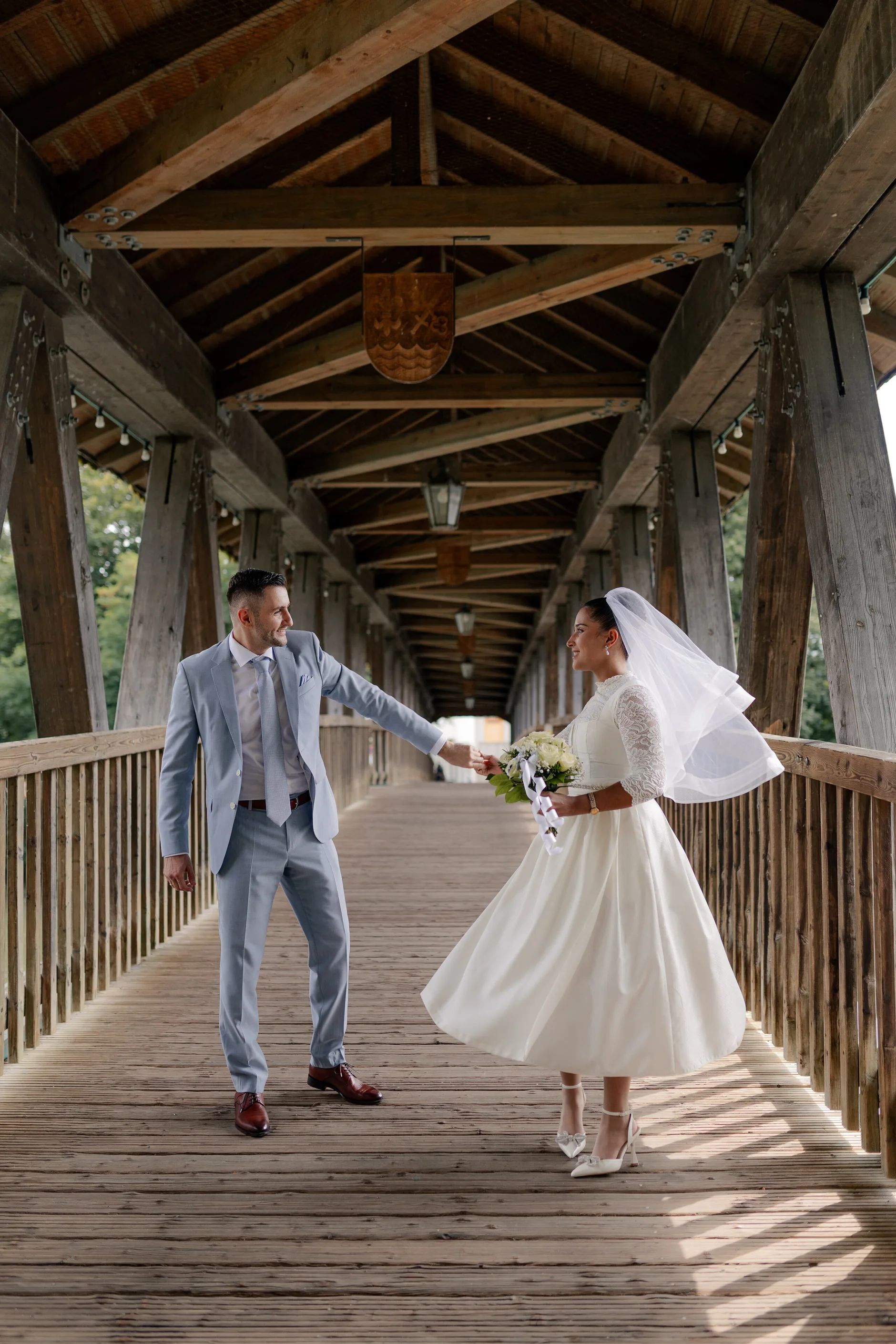 Virginia and Romano – Civil Wedding Ceremony at Wolfratshausen Standesamt, Upper Bavaria