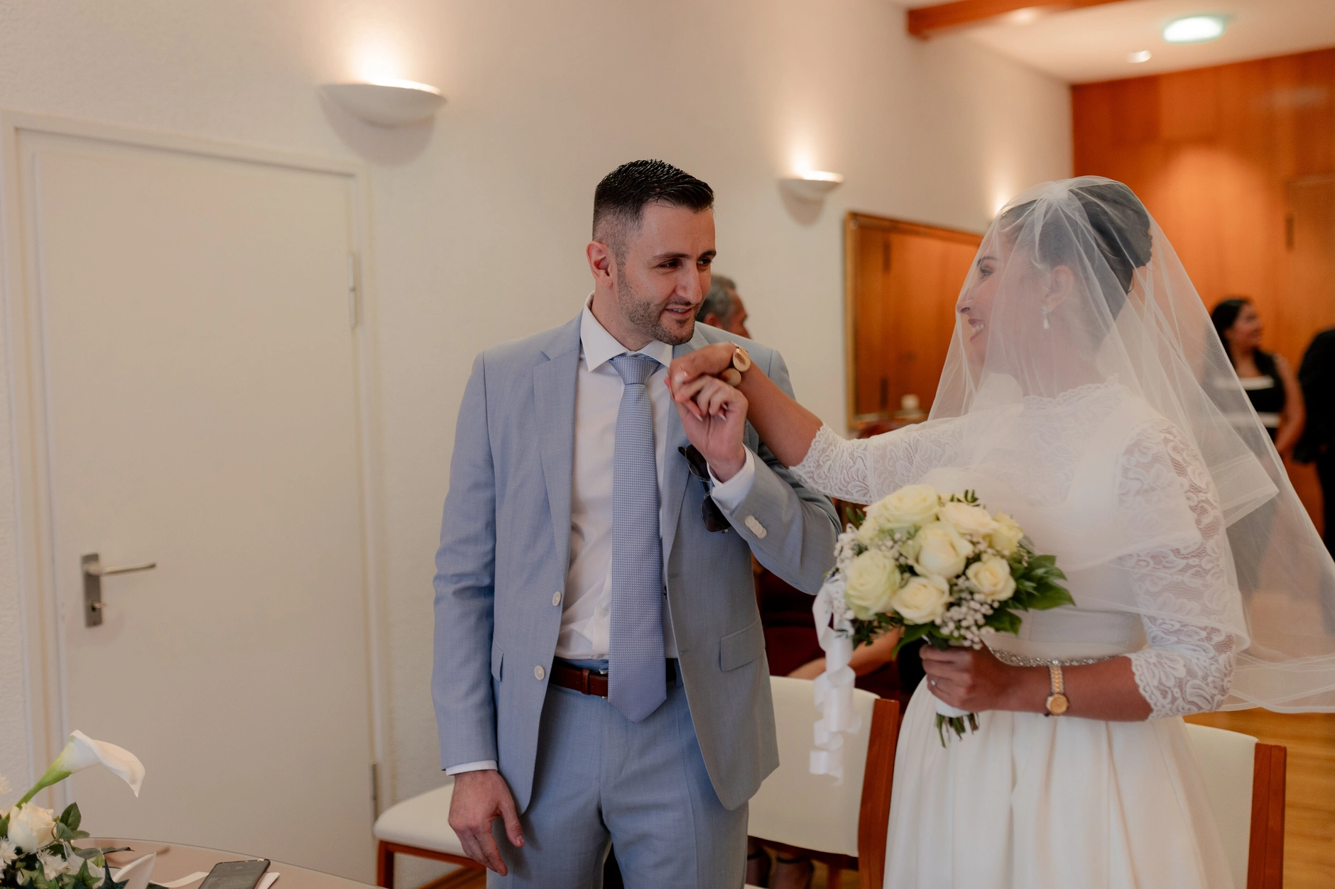 Virginia and Romano – Civil Wedding Ceremony at Wolfratshausen Standesamt, Upper Bavaria