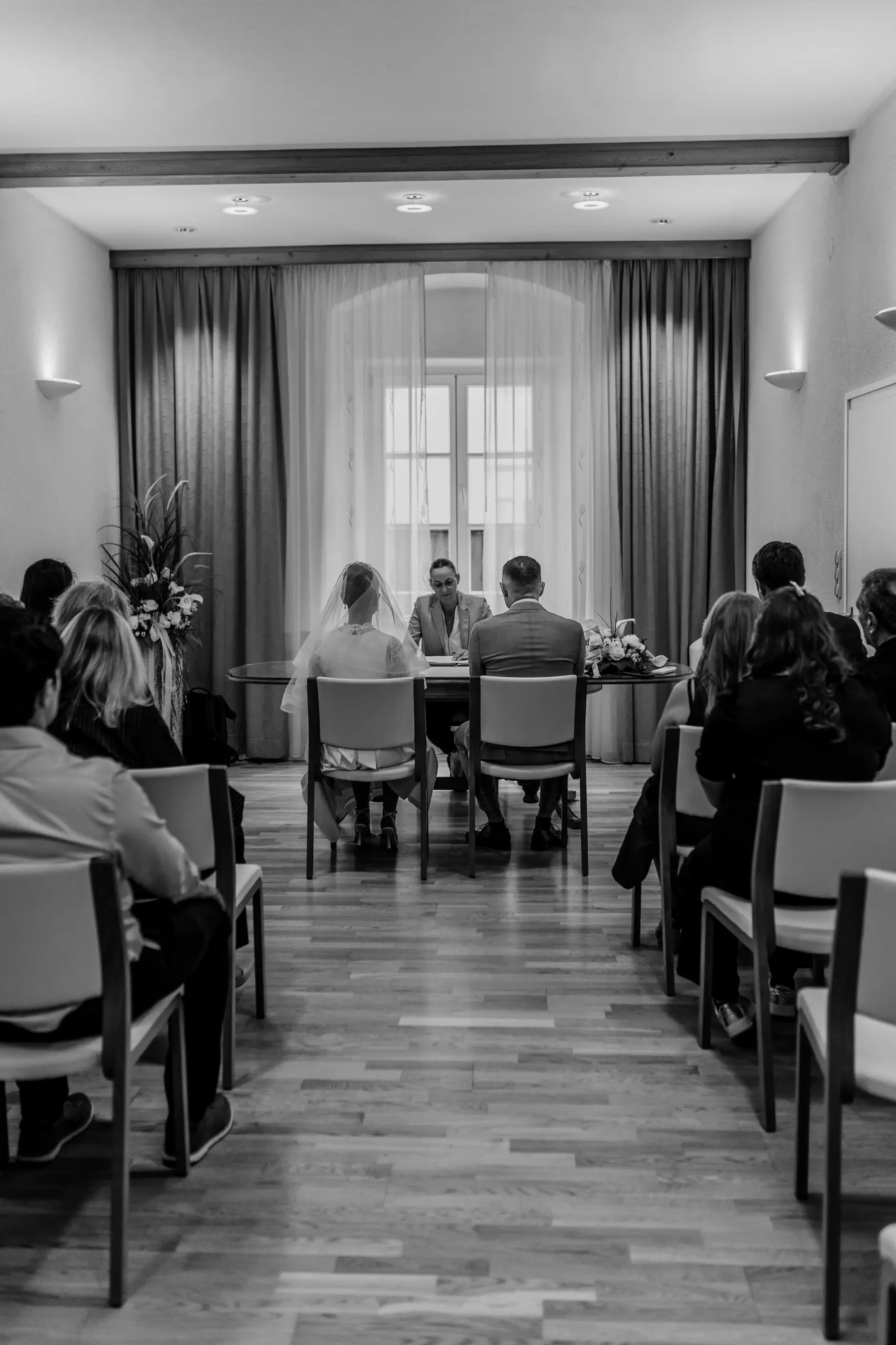 Virginia and Romano – Congratulations and Celebration after the Wedding