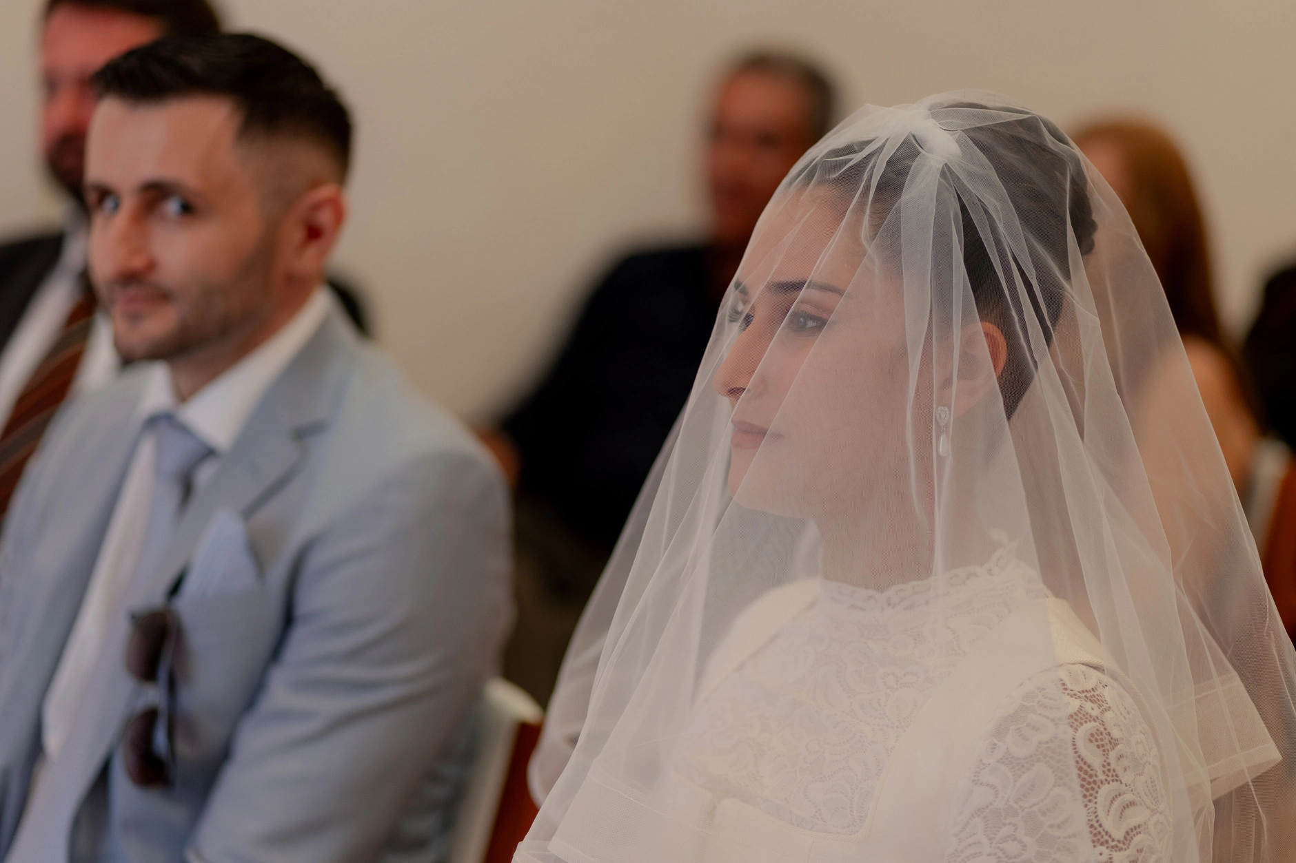 Virginia and Romano – Congratulations and Celebration after the Wedding